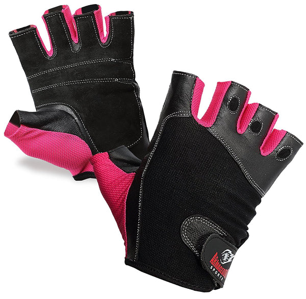 Pink Fitness Gloves for Women, Girls and Ladies by Armageddon Sports