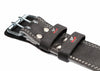 Weight Lifting Belt 6 Inch Genuine Leather Padded Gym Belt Premium Quality by Armageddon Sports - Armageddon Sports