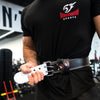 Weight Lifting Belt 6 Inch Genuine Leather Padded Gym Belt Premium Quality by Armageddon Sports - Armageddon Sports