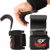 Weightlifting Power Lifting Wrist Hooks Straps for Full Back Workout by Armageddon Sports - Armageddon Sports