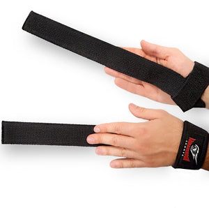 Premium Padded Weightlifting Wrist Straps by Armageddon Sports