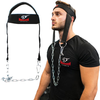 Neck Workout Strap (Neck Harness) for Neck Weights Training - Armageddon Sports