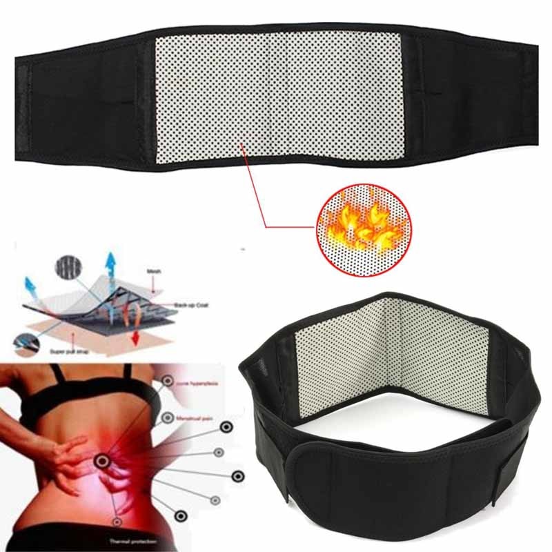 Adjustable Tourmaline Back Belt Magnetic Therapy Self Heating Support  Lumbar Brace Waist – Armageddon Sports