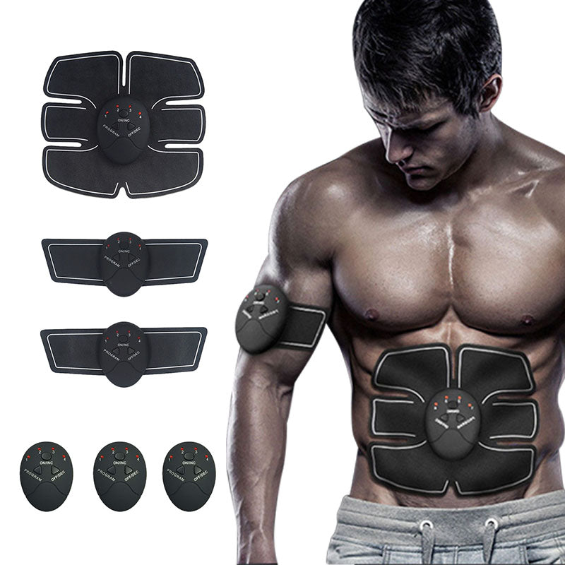 DOMAS Wireless Abs Stimulator Muscle Toner- APP Controlled Bluetooth Ab  Belt Abdominal with 12 Modes 40 Intensity Levels and 8 Pcs Replacement Pads