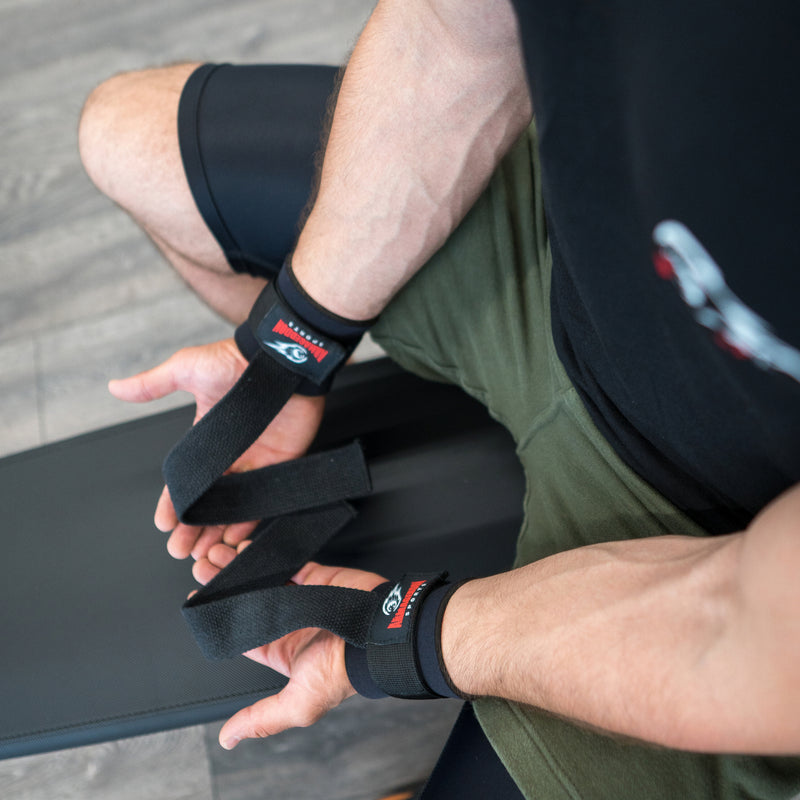 Lifting Straps and Wrist Wraps (Bundle) - Wrist Straps for Weightlifting  and Wrist Support for Gym - Workout Equipment for Men & Women